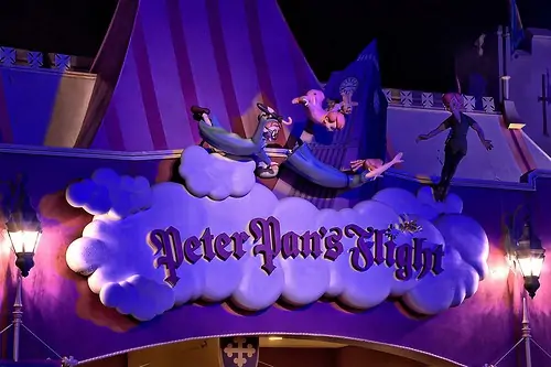 disney magic kingdom peter pans flight