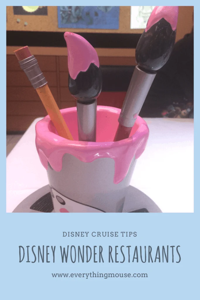 Disney Wonder Restaurants