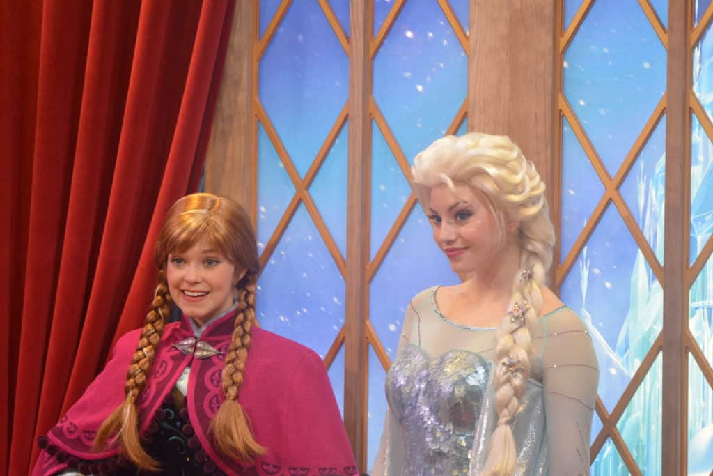 how to find anna and elsa in disney world