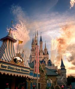 Disney magic kingdom fireworks