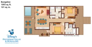 Disney Polynesian Resort Bora Bora Floor Plan