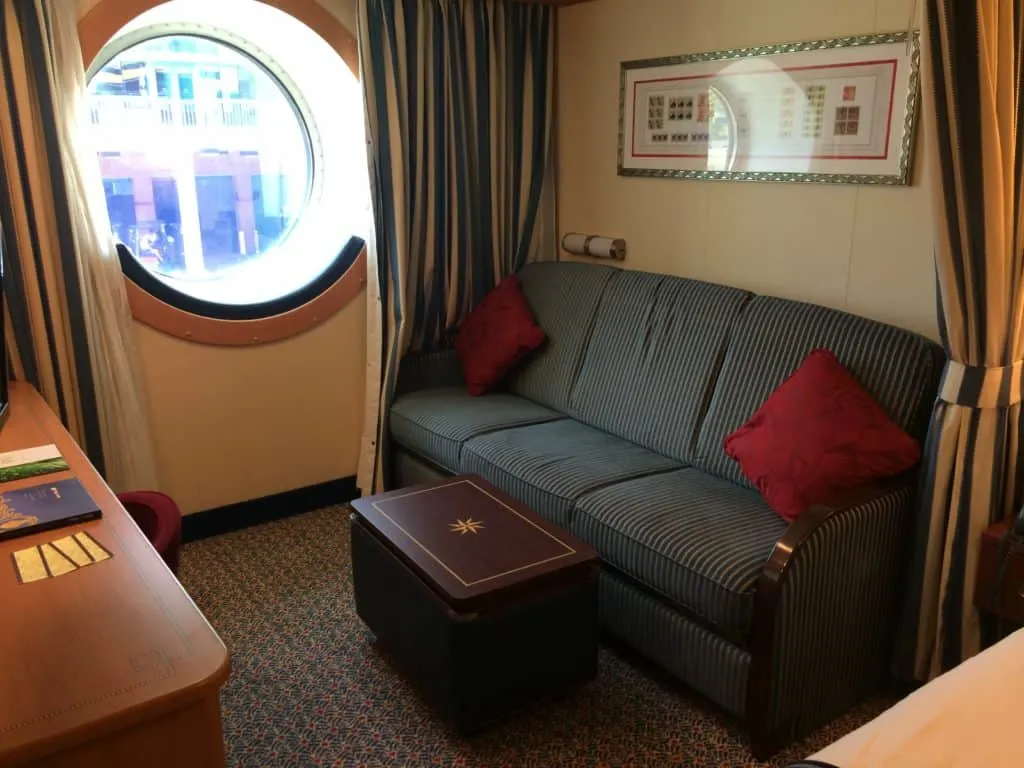 Disney Fantasy Deluxe Oceanview Stateroom