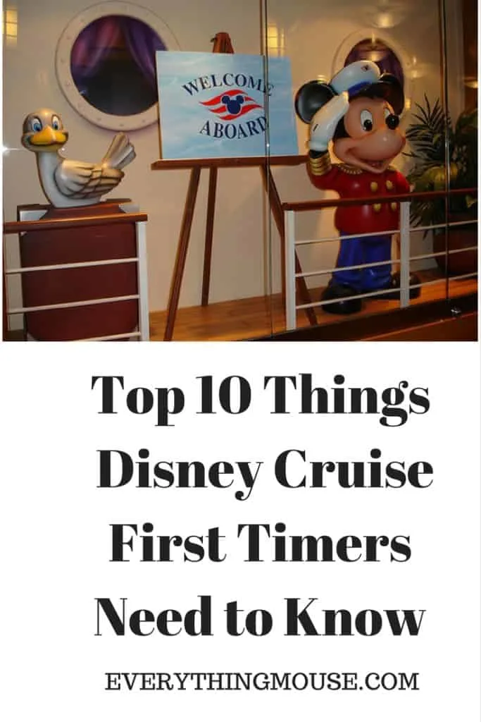 Top 10 Things Disney Cruise First Timers Need to Know