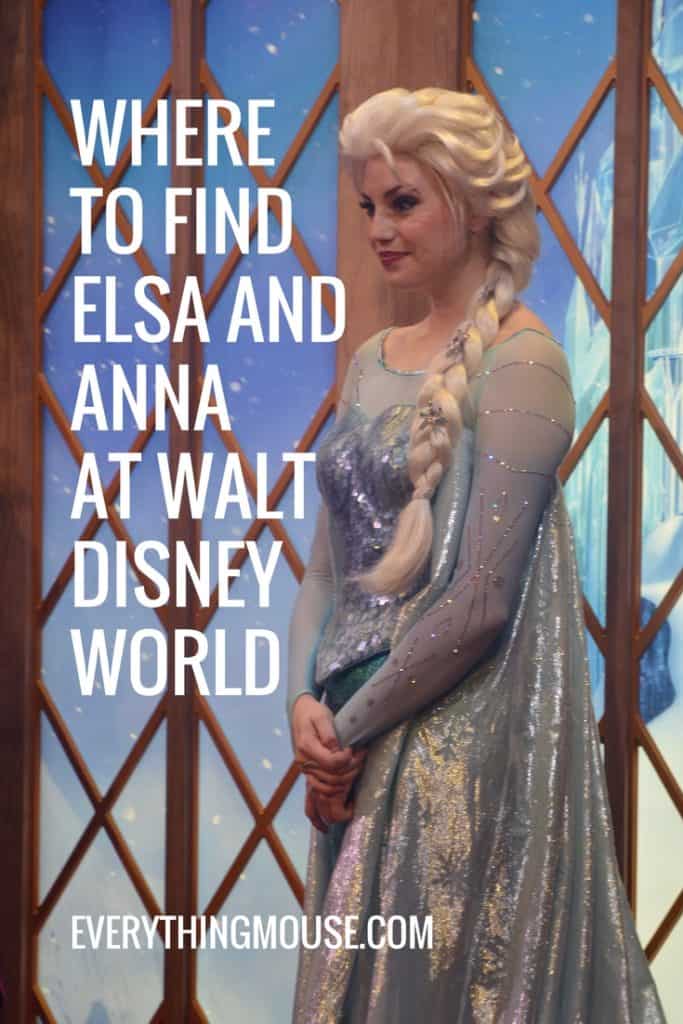 where to find elsa and anna at disney world