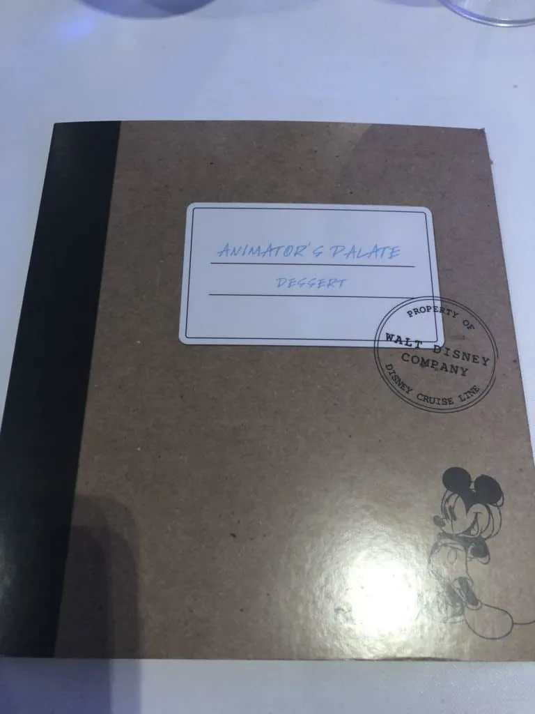 disney animators palate menu