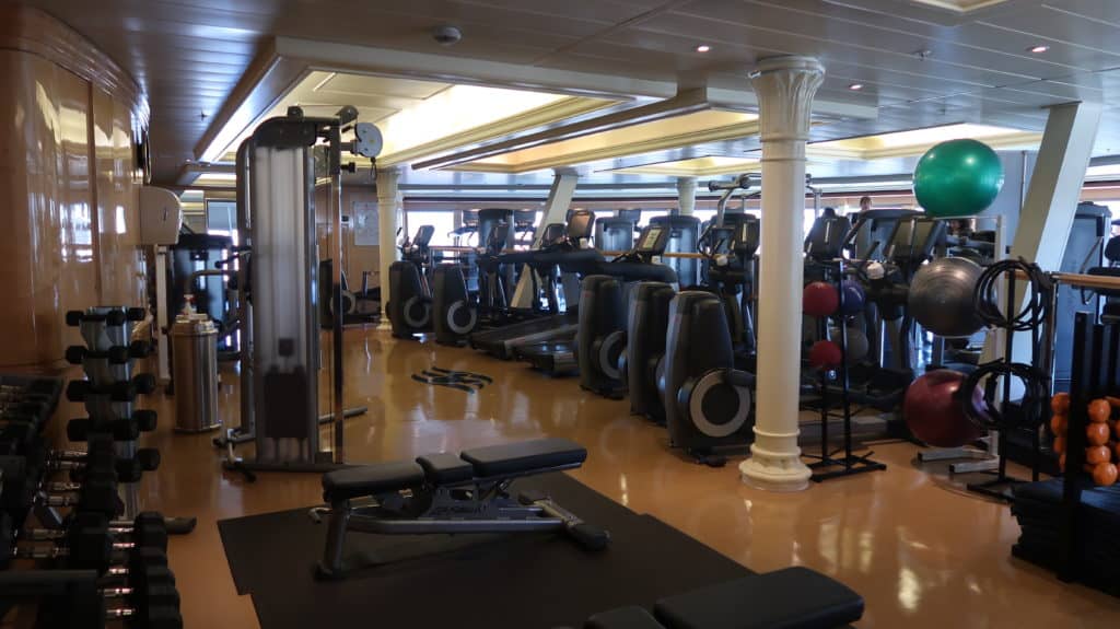 do disney cruise ships have gyms