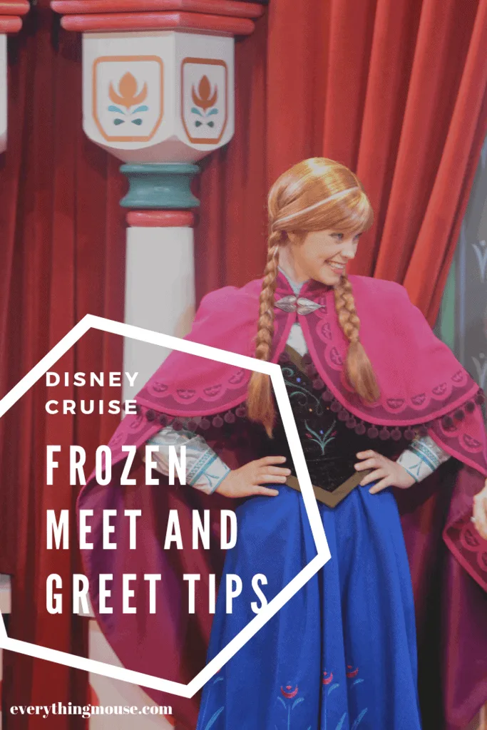Disney Cruise frozen meet and greet