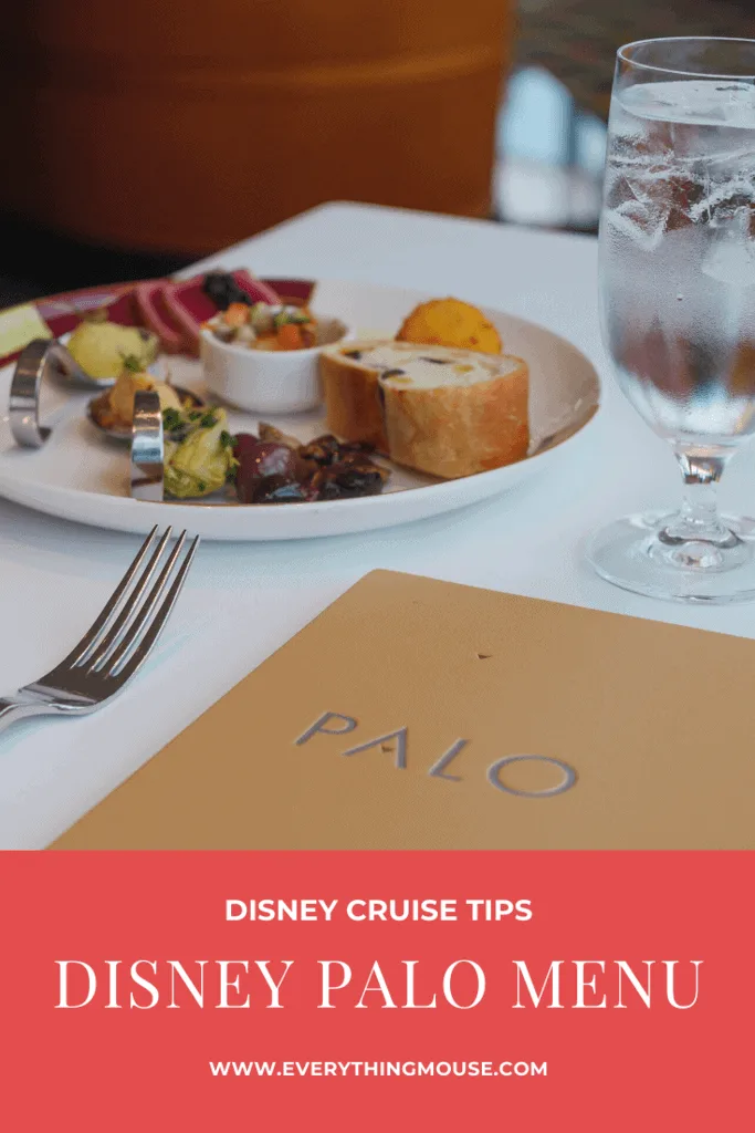 disney palo menu