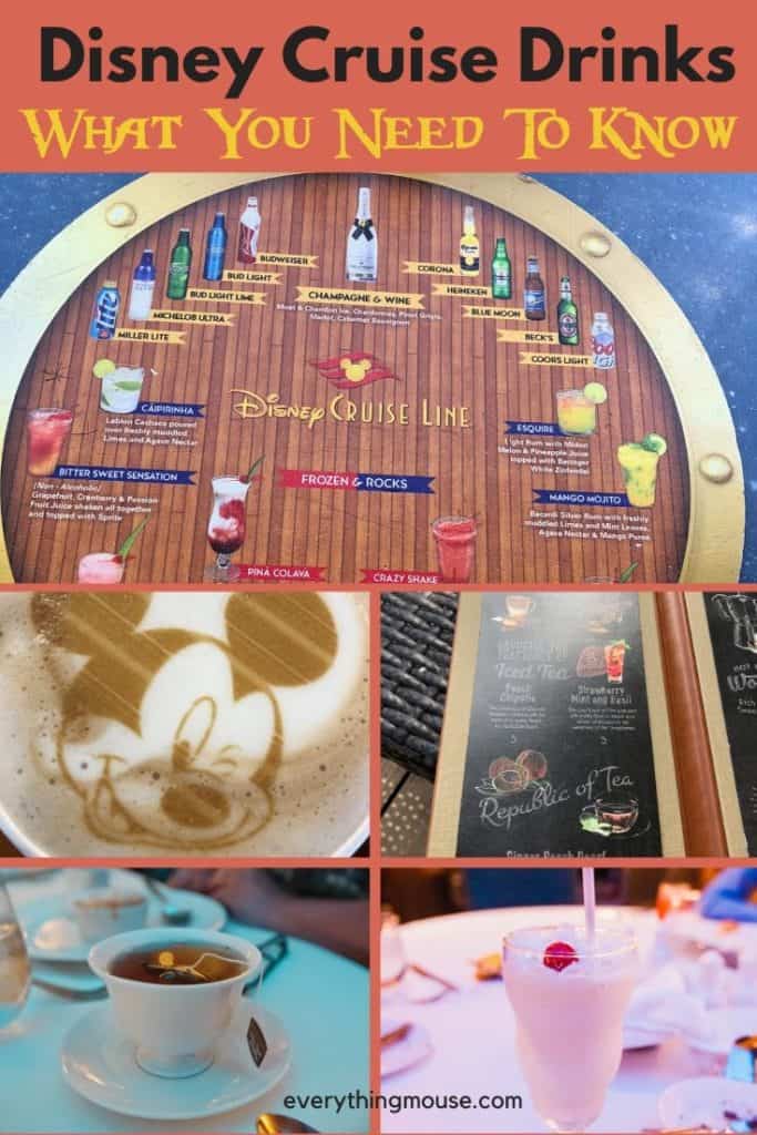 Disney Cruise Drinks - The Complete Guide - EverythingMouse Guide To Disney
