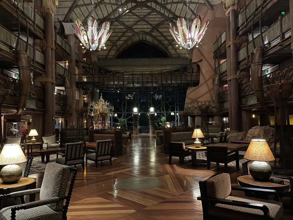 disney animal kingdom lodge lobby