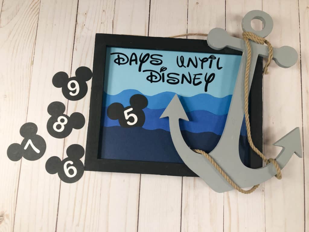 Disney Cruise Countdown DIY