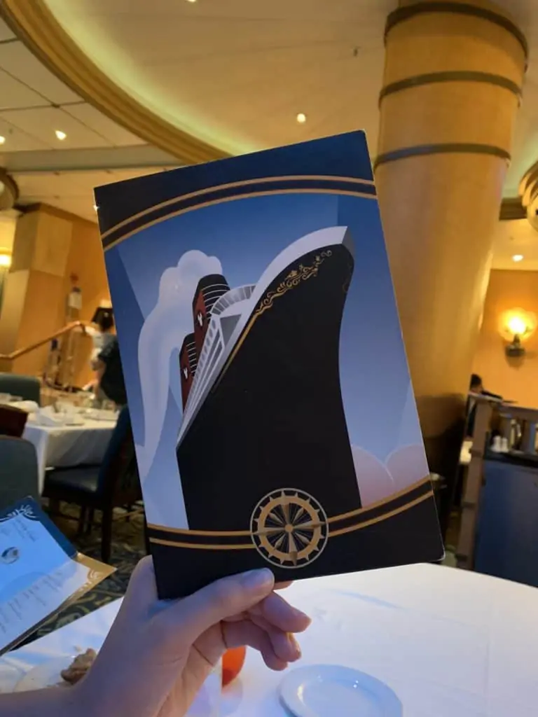 Captains Gala Dessert Menu