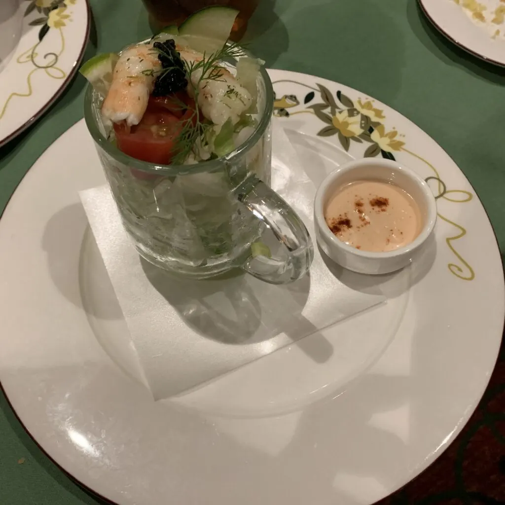 disney pirate night menu shrimp cocktail