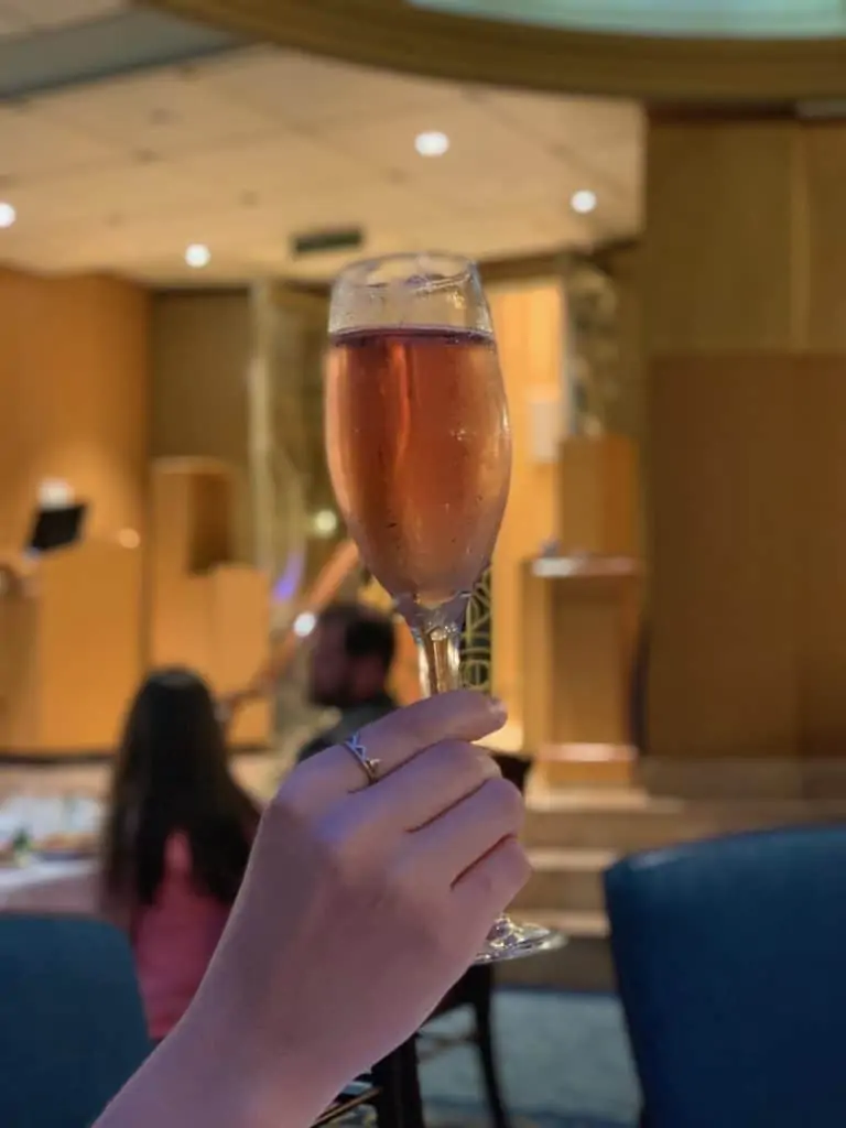disney cruise captain gala menu drinks