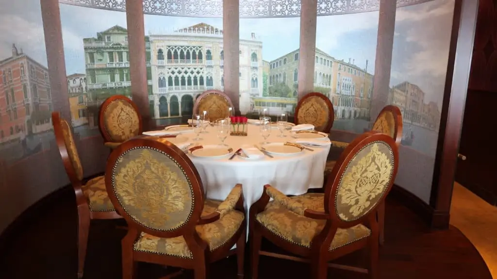 Disney Fantasy Palo dinner