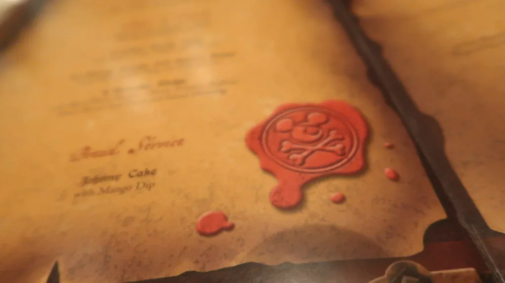 disney cruise pirates night menus