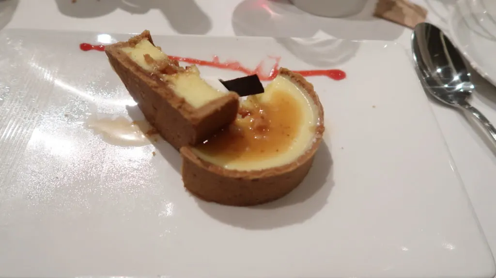 the pirate night menu on a disney cruise