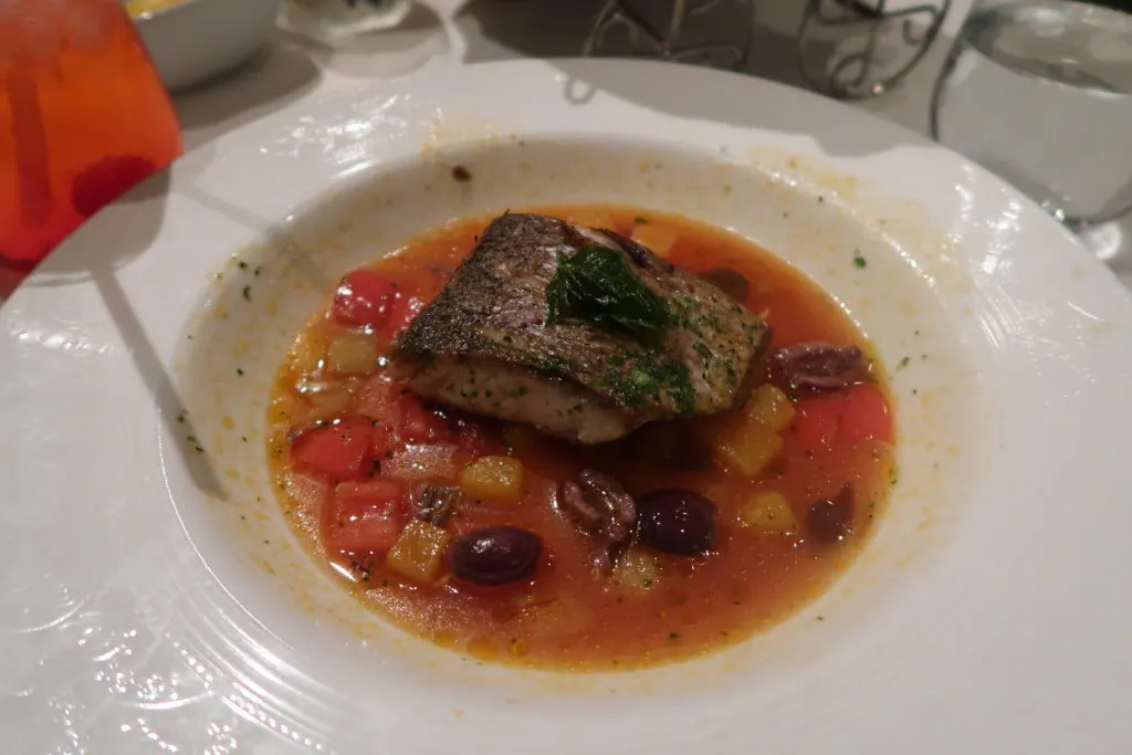 formal night roasted red snapper