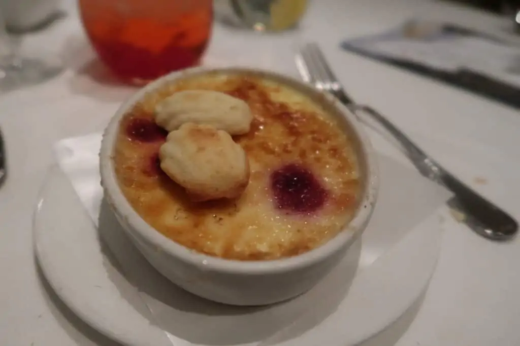 Disney Fantasy Creme Brulee