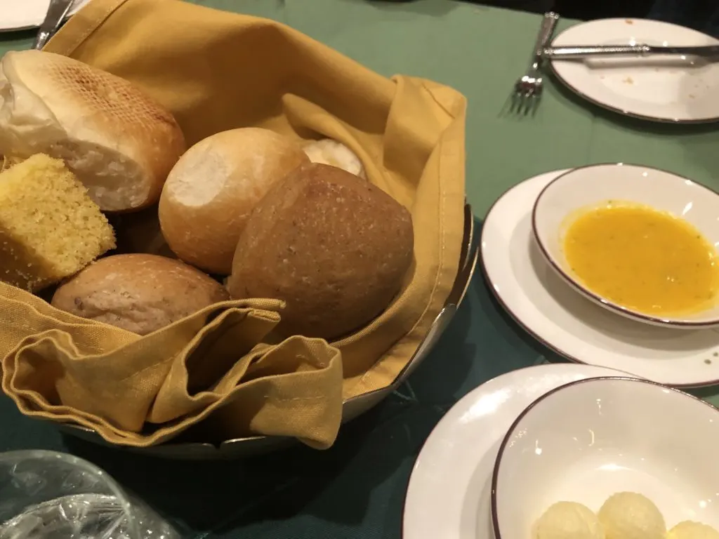 Disney Pirate night bread service