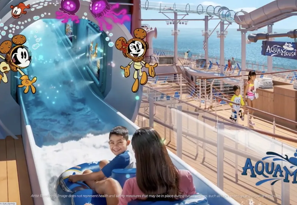 Disney Wish Aqua Mouse