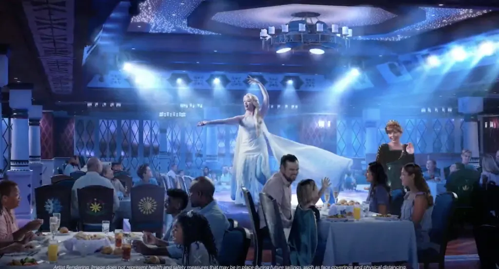 Disney Wish Frozen Restaurant