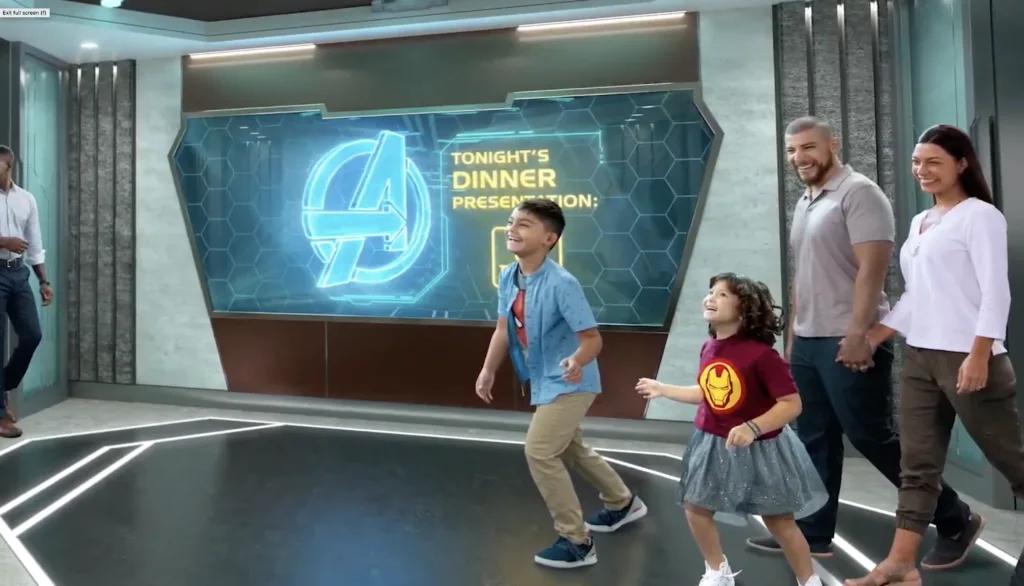 Marvel Restaurant on Disney Wish