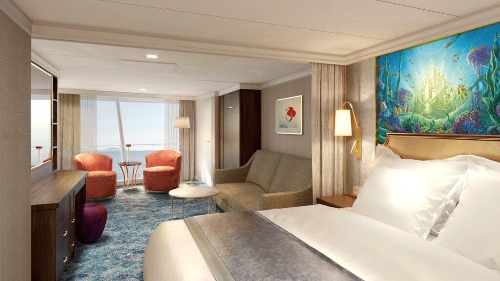 Disney Wish concierge family oceanview stateroom