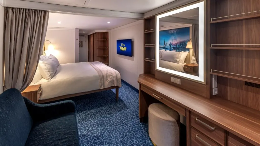 disney wish deluxe oceanview stateroom with verandah