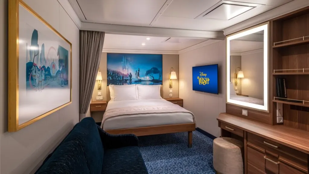 disney wish standard inside stateroom