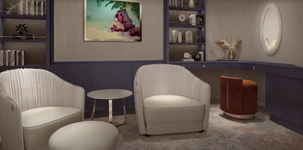 Disney Wish Tower Suite Library