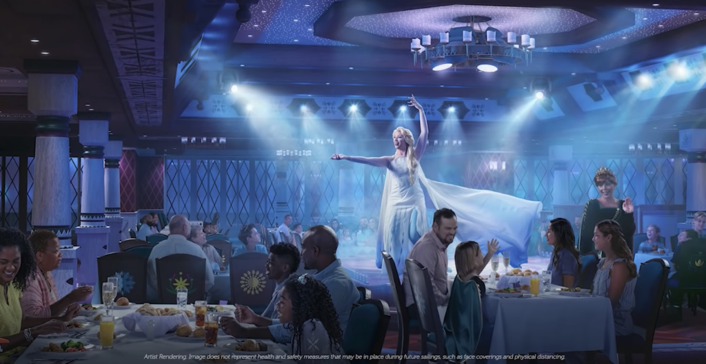 Disney Wish Frozen Restaurant