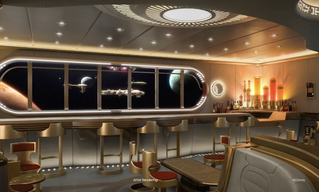 Disney Wish Star Wars Hyperspace Lounge