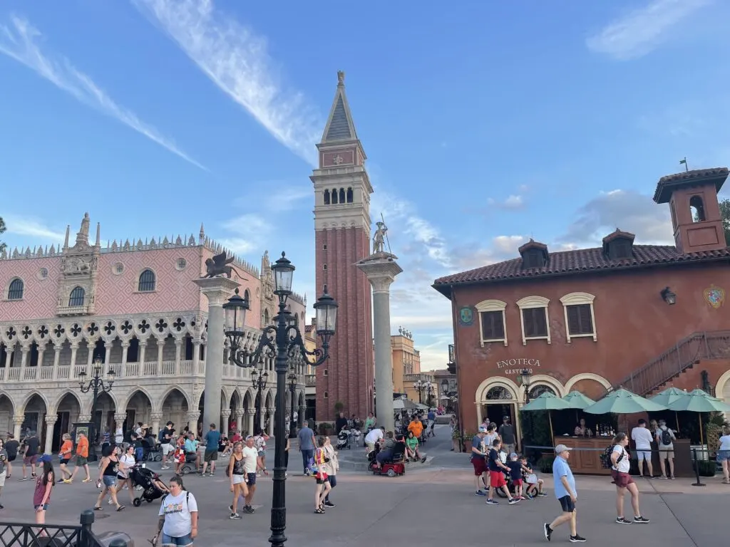 Epcot Italy food
