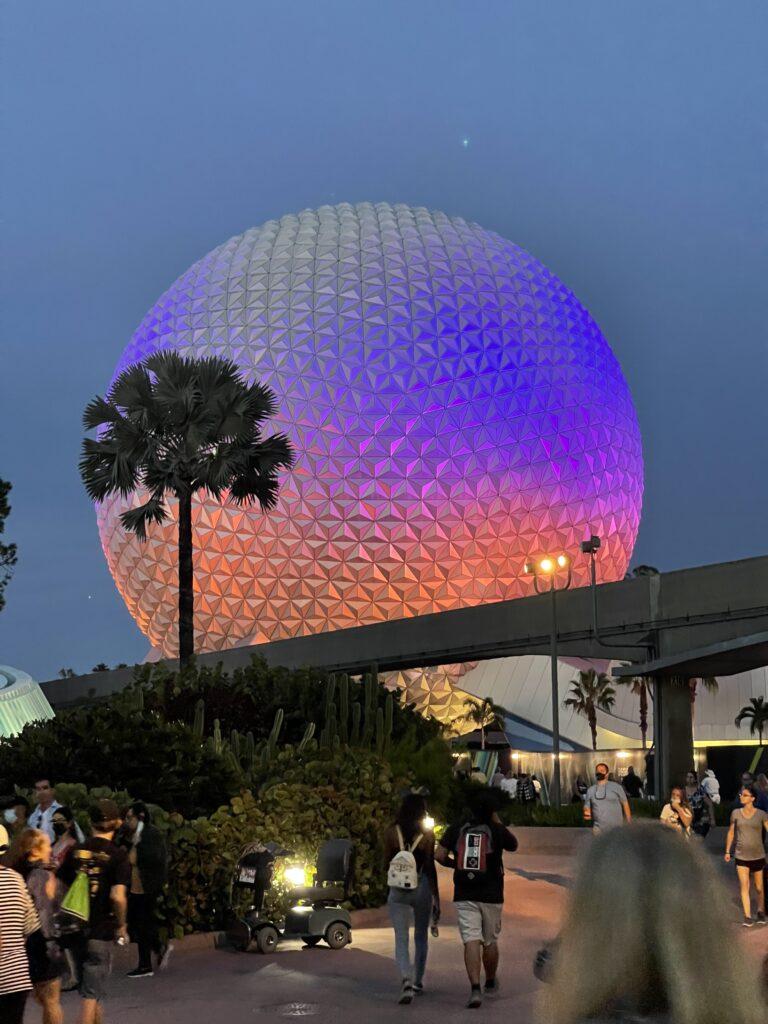 epcot at night