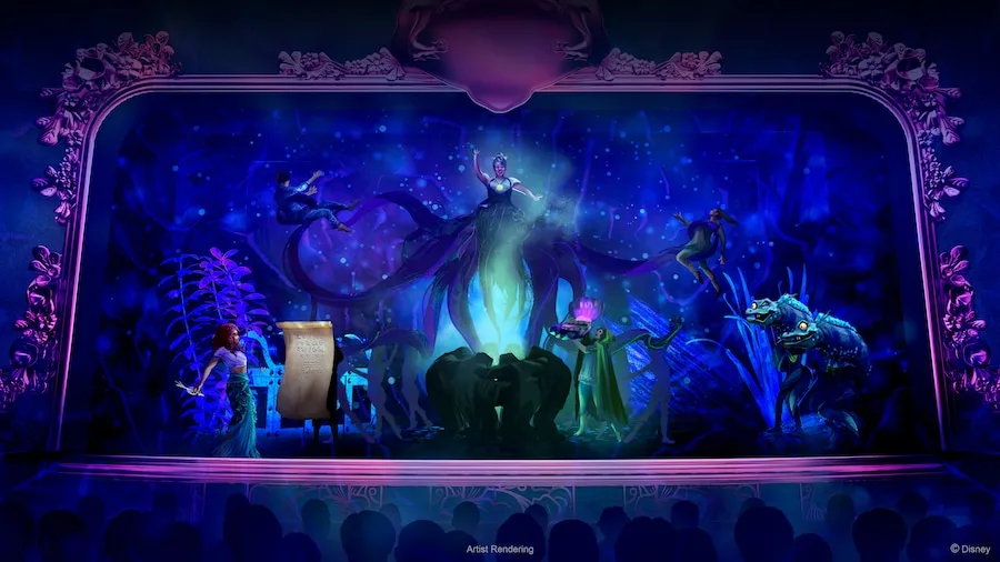 disney wish little mermaid show