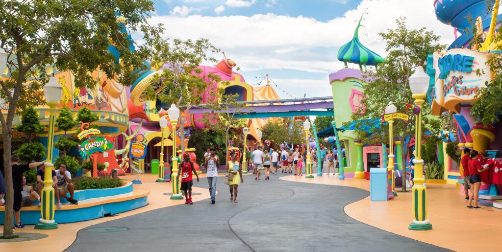 The Seuss Landing Area at Universal Studios Islands of Adventure