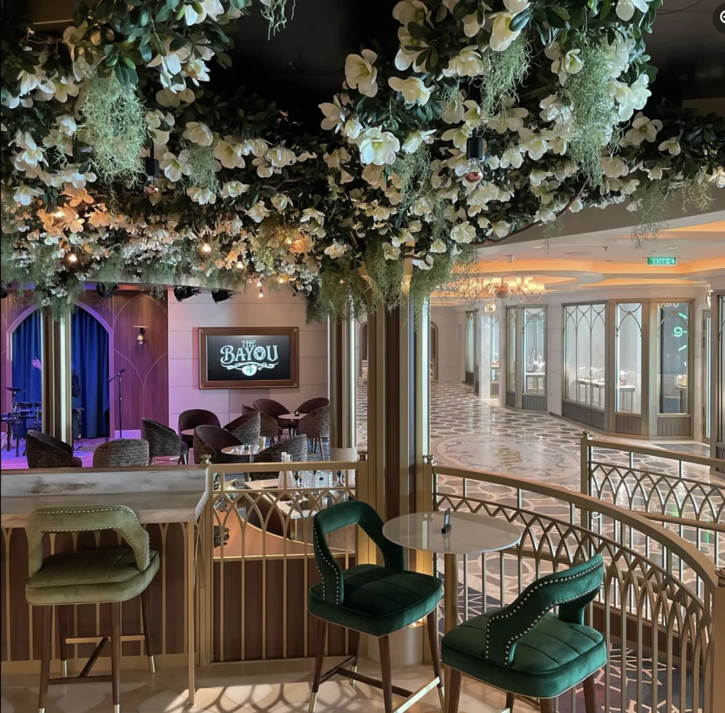 Disney Wish Bayou Bar Menu