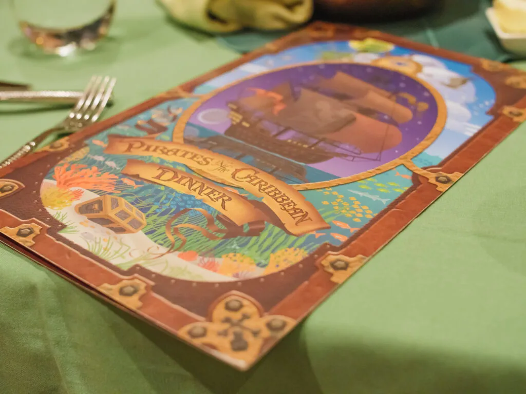 disney pirate night menu
