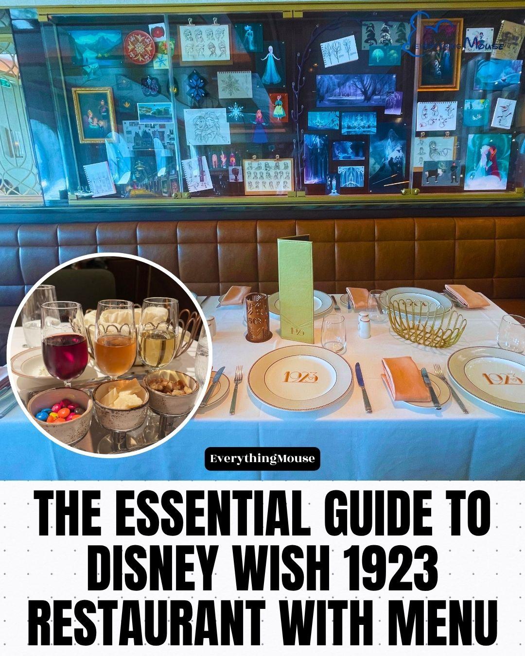 disneywish1923menuandreview