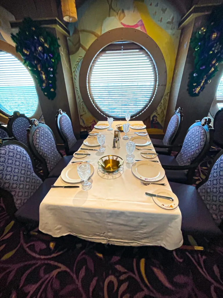 Disney Magic Rapunzel's Royal Table Lunch Setting