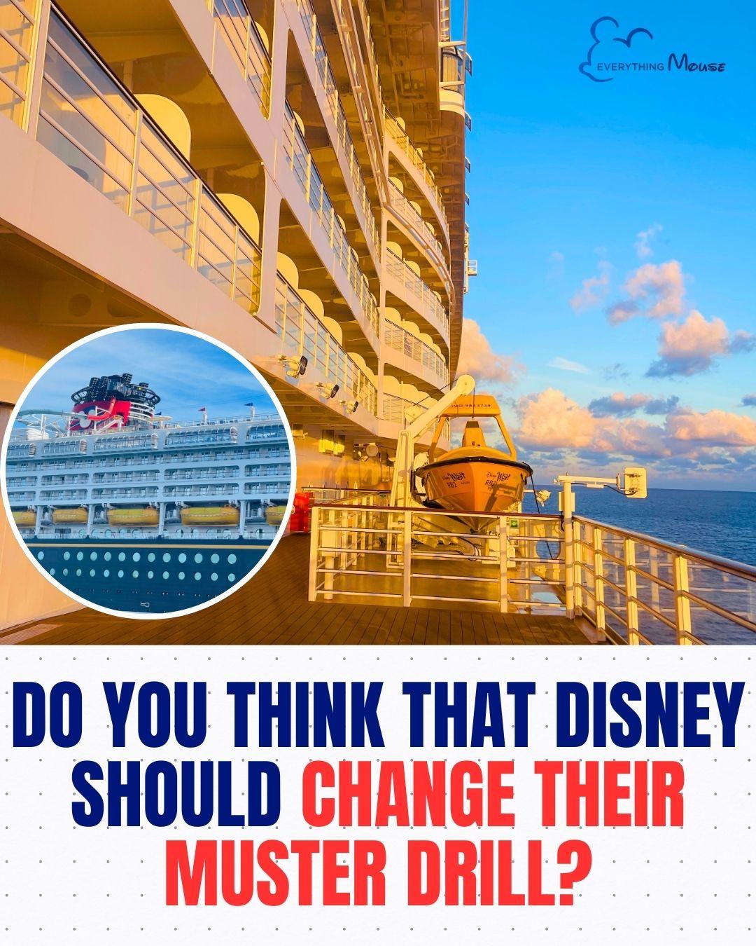 disney cruise muster drill safety