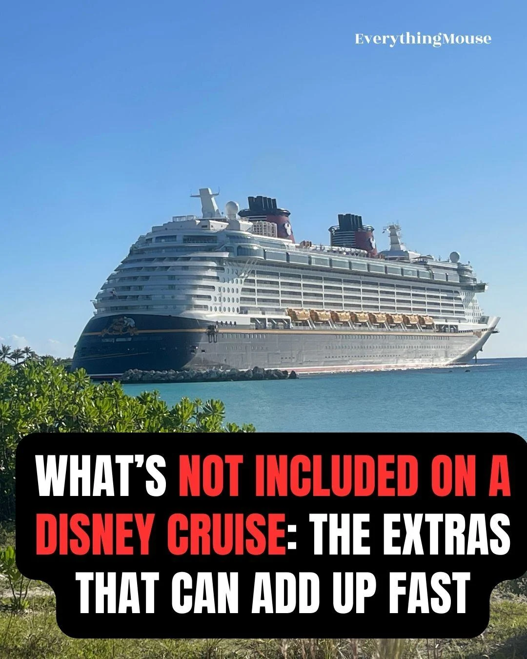 whatisnotincludedinadisneycruise