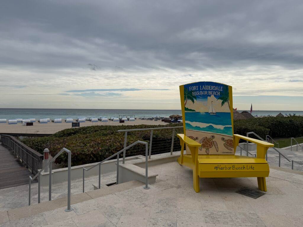 Fort Lauderdale Marriott Harbor Beach Resort and Spa beach