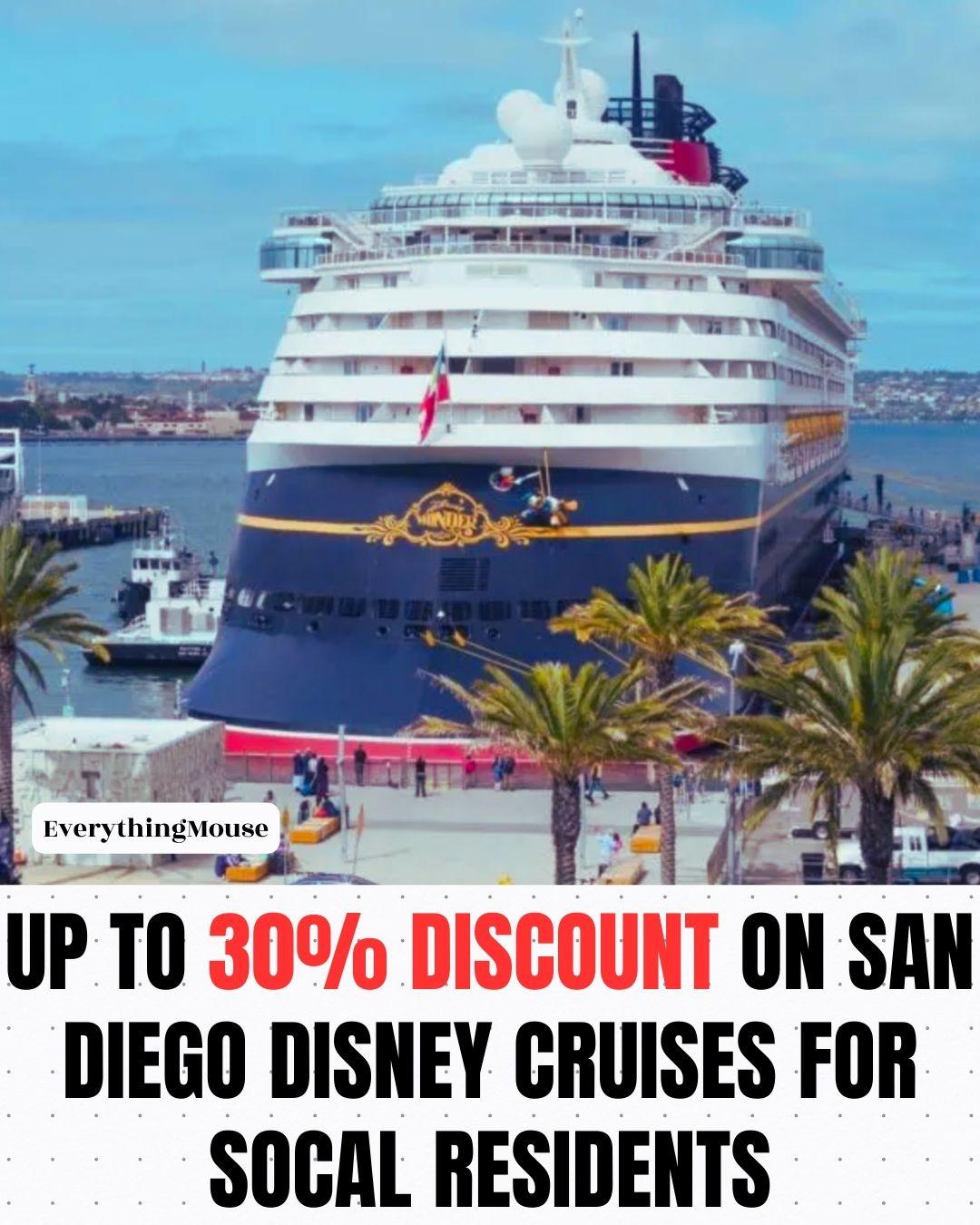 disney cruise san diego discounts 2026