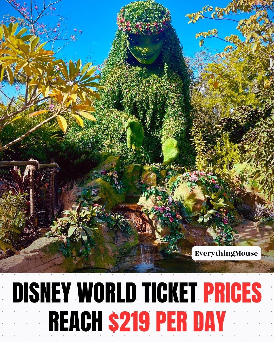 disney world 2027 ticket prices