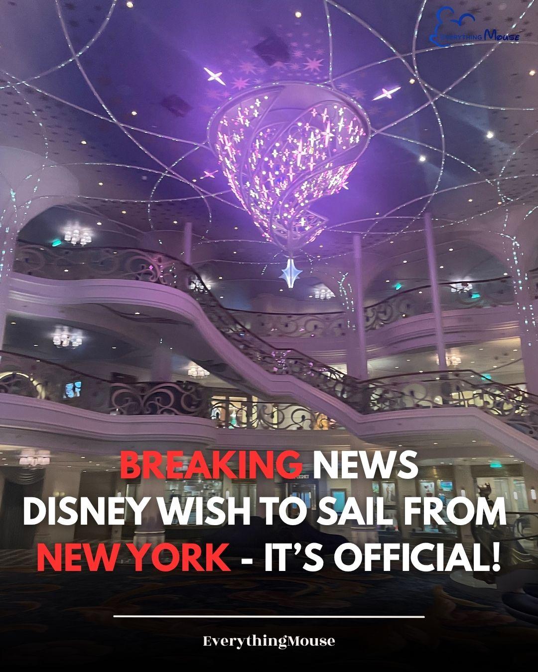 DISNEY CRUISE NEW YORK
